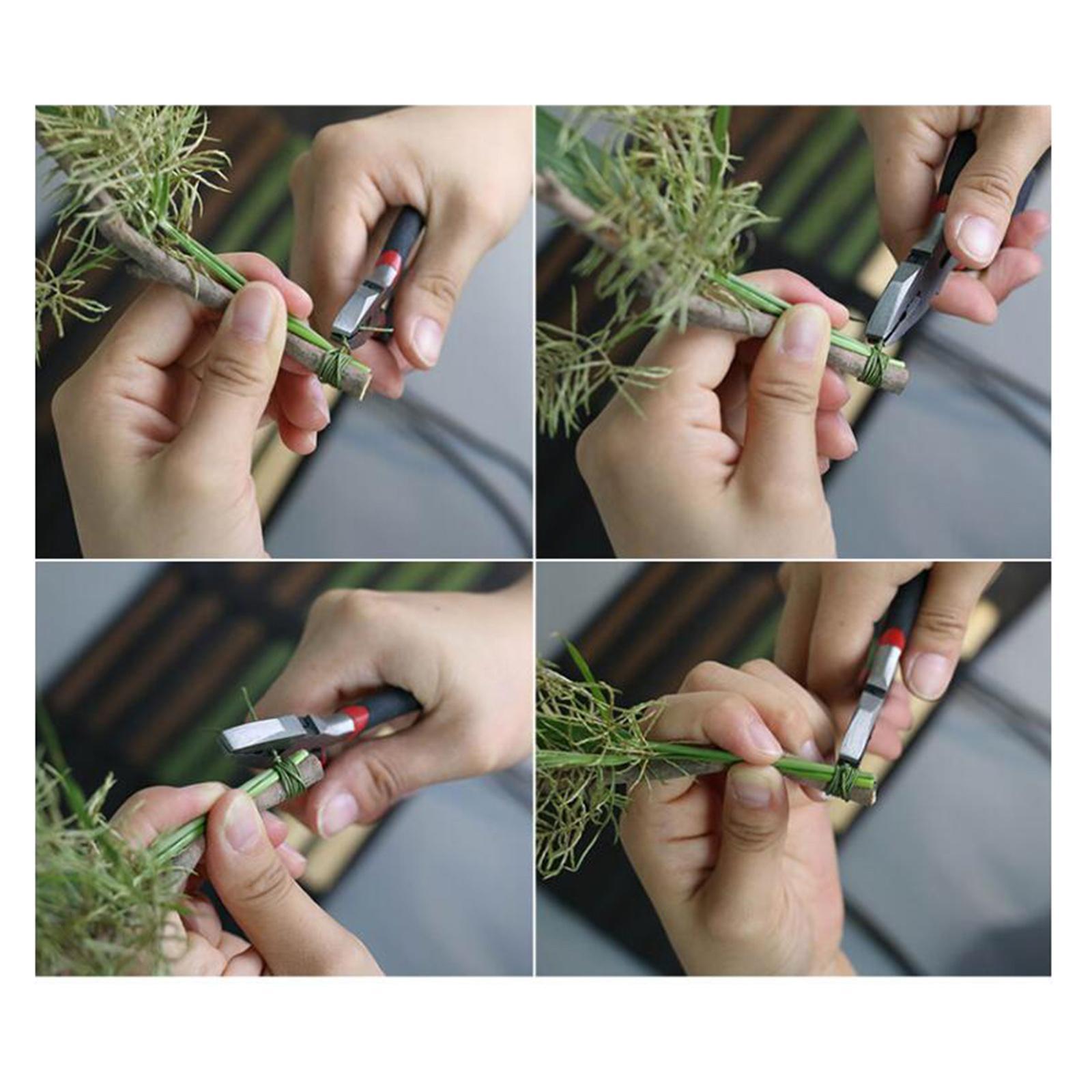 Wire Stem Florist - 100本入り フローリストワイヤー 16インチ 22ゲージ 人工花の茎 DIYクラフト用