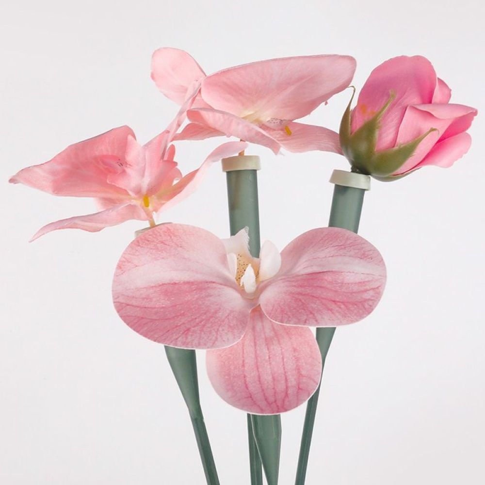 The Florist Supply Shop - 花用保存剤チューブ 透明プラスチックバイアル 生花ブーケ用 水分貯蔵 栄養サポート 花屋用品