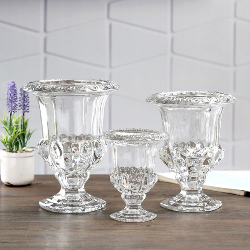 ガラスの花瓶の透明なガラスの花瓶、花瓶、植物のjar、テーブ - Florist Supply Bulk のレビューと価格