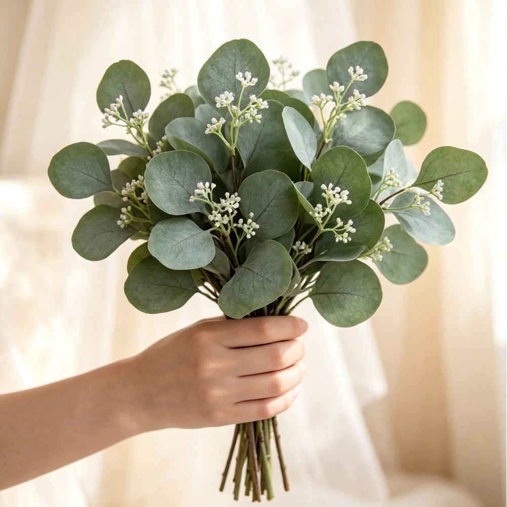 1/3本入り人工ユーカリの枝、フェイクステム、フェイクリーフ - Florist Supply Bulk のレビューと価格