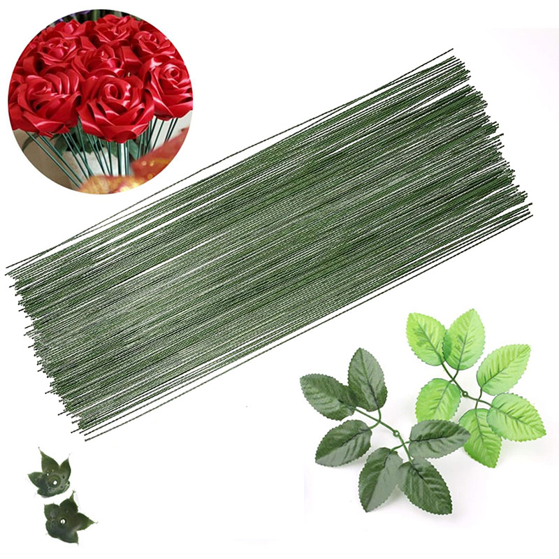 50/100 個花ワイヤー茎花茎スティック造花茎ワイヤー花ポ - Wire Stem Florist のレビューと価格