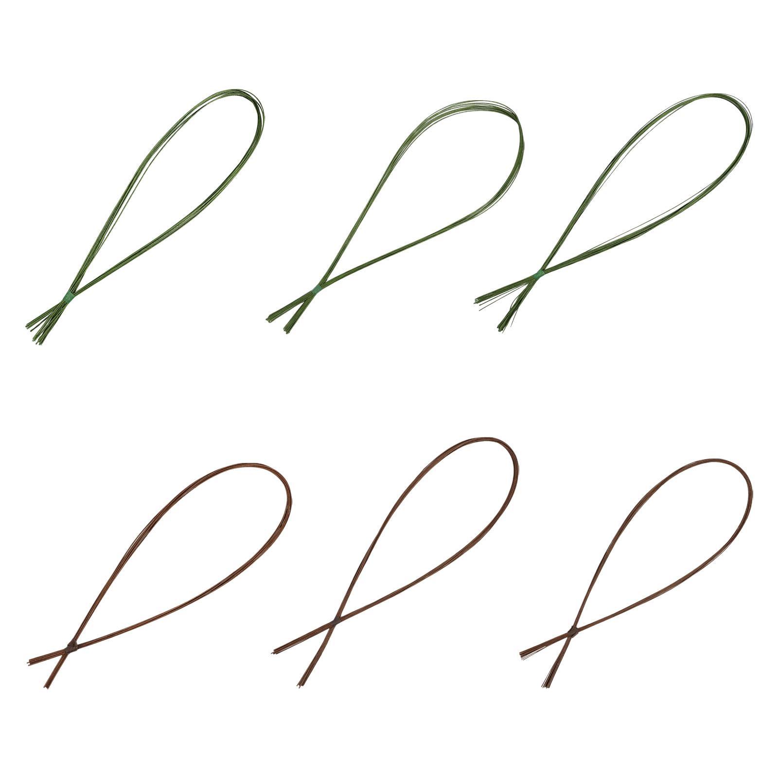 花茎ワイヤー リース作り用品 長さ39.37インチ 簡単に曲 - Wire Stem Florist のレビューと価格