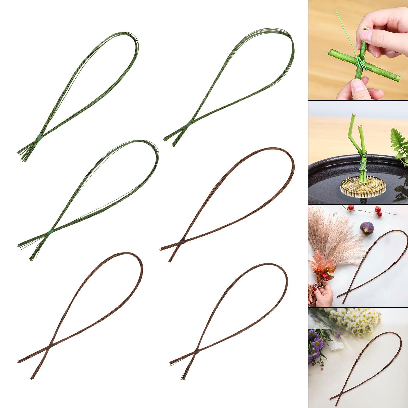 花茎ワイヤー リース作り用品 長さ39.37インチ 簡単に曲 - Wire Stem Florist のレビューと価格