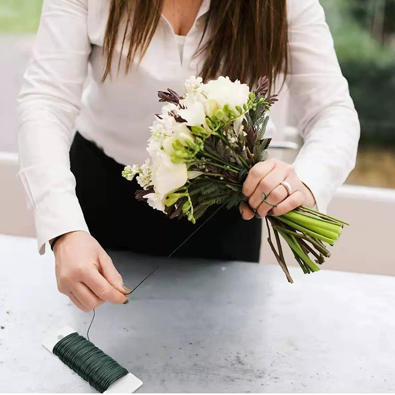 クラフトワイヤー 花屋 フラワーワイヤー 花茎 DIY 花茎 - Wire Stem Florist のレビューと価格