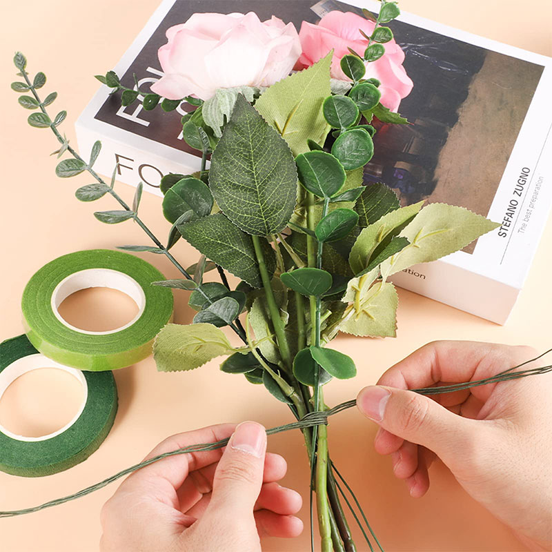 100個入り 花用ワイヤー 高品質 紙巻き鉄線 フローリスト - Wire Stem Florist のレビューと価格